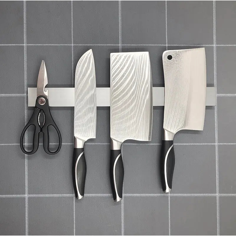 Stainless Steel Kitchen Knife Storage Rack