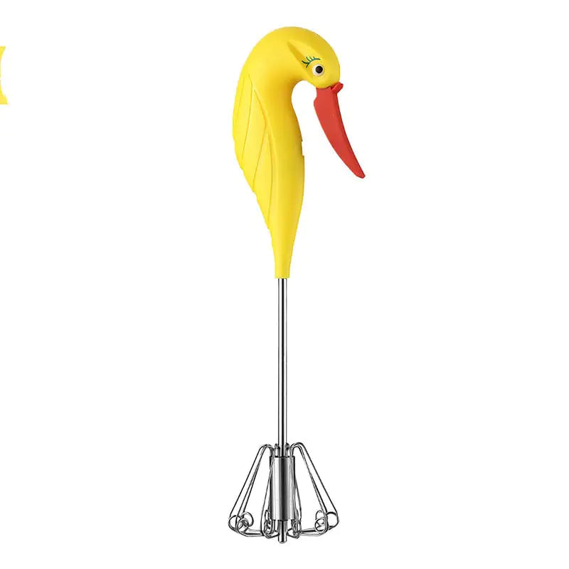 Stainless Steel Semi-Automatic Kitchen Whisk