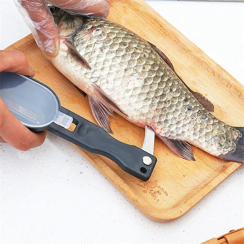 Multi-Purpose Fish Scale Planer and Peeler Tool