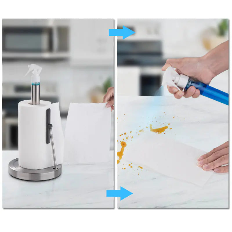 Portable Stainless Steel Kitchen Towel Rack