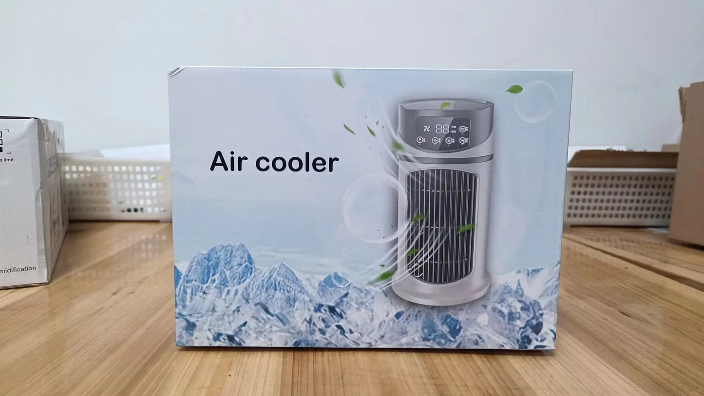 Portable USB Air Cooler and Humidifier Fan