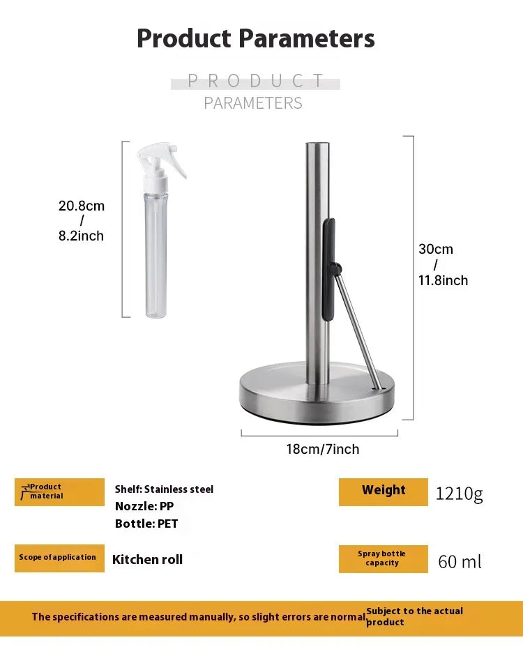 Portable Stainless Steel Kitchen Towel Rack