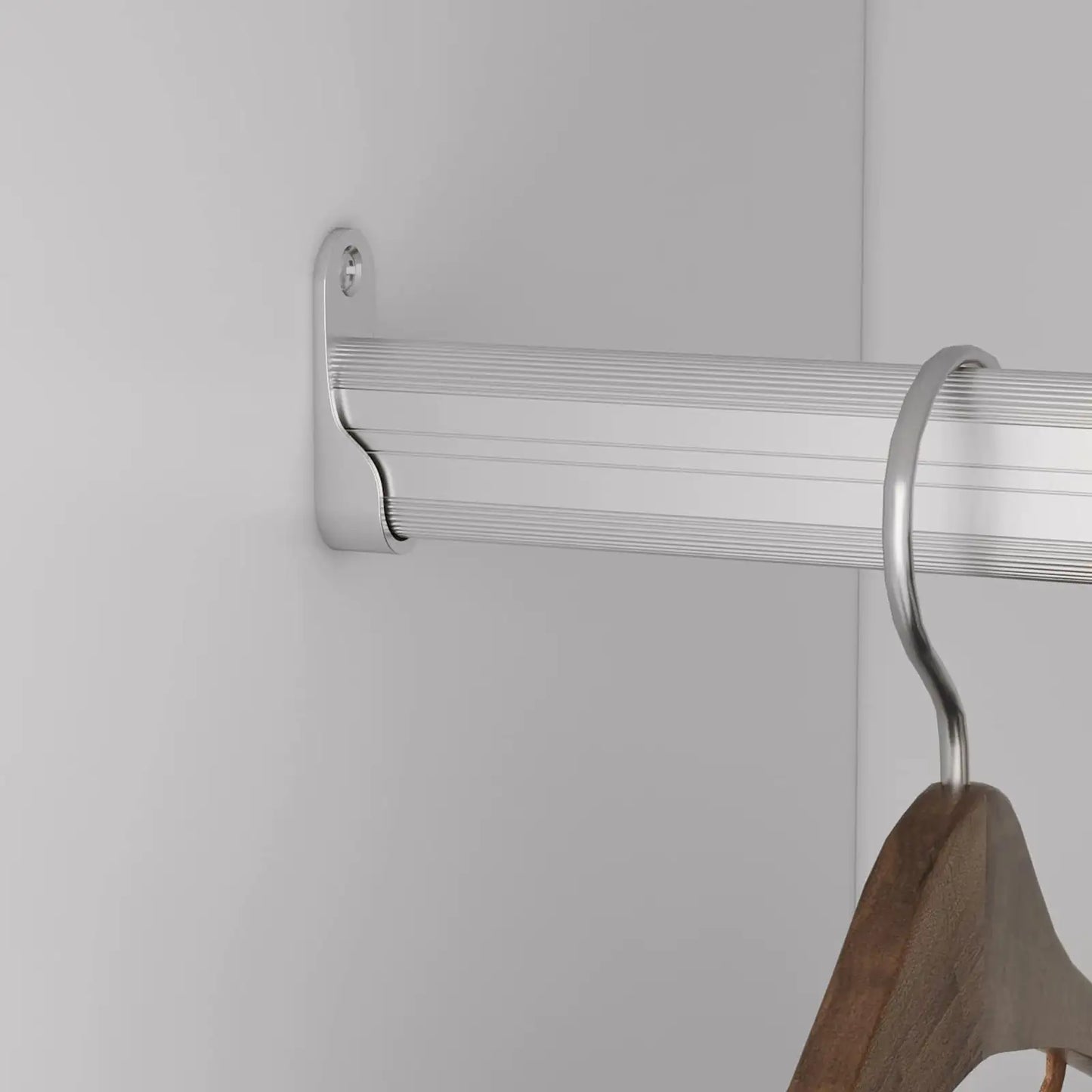 Bathroom closet shelves