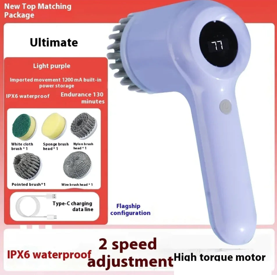 Electric Kitchen Cleaning Brush