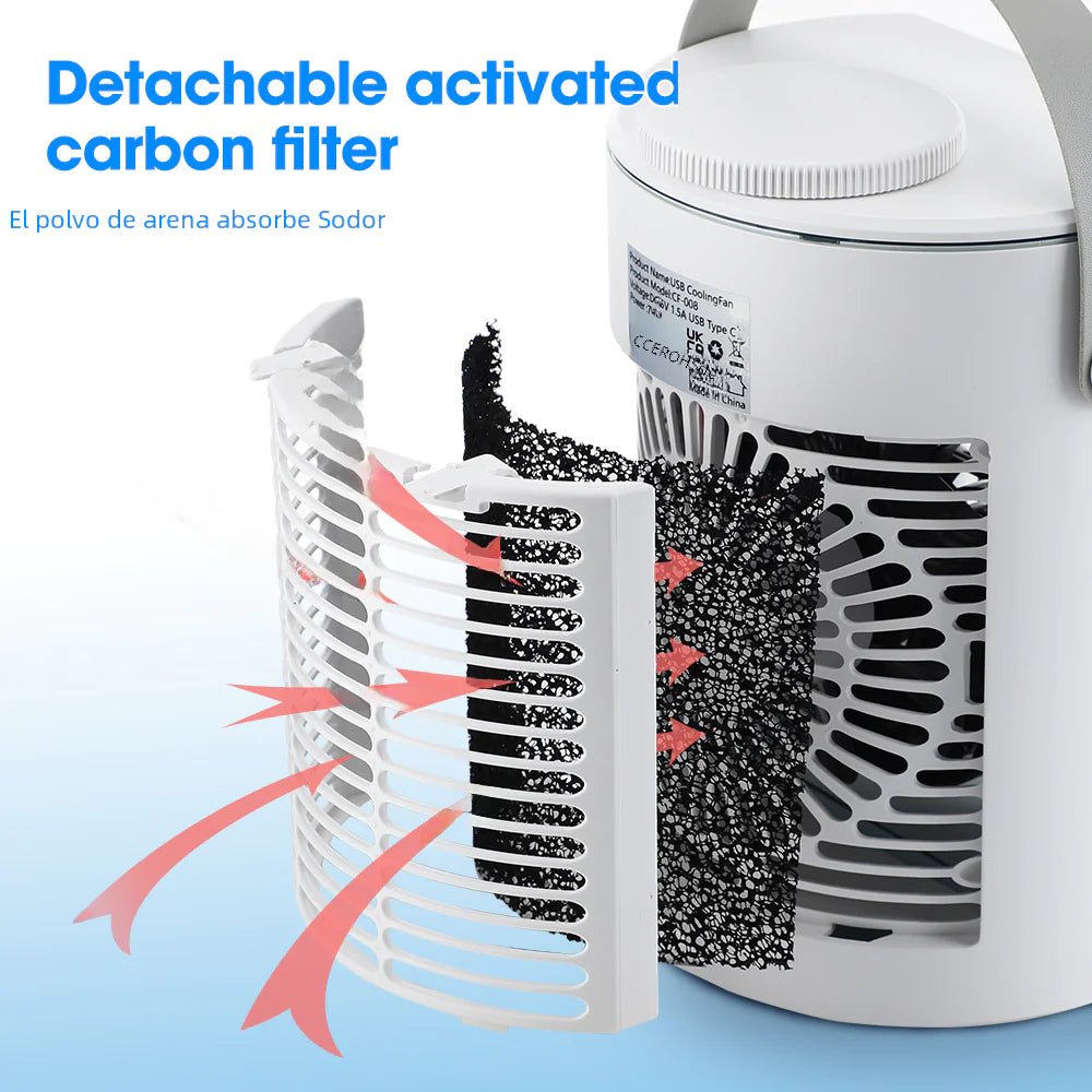 New USB Rechargeable Household Air Cooler Fan