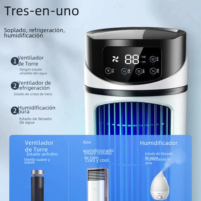 Portable USB Air Cooler and Humidifier Fan
