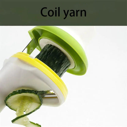 Multifunctional Spiral Vegetable Cutter for Kitchen