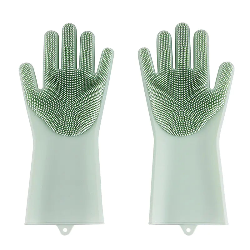 Silicone Dishwashing Gloves for Kitchen Tasks