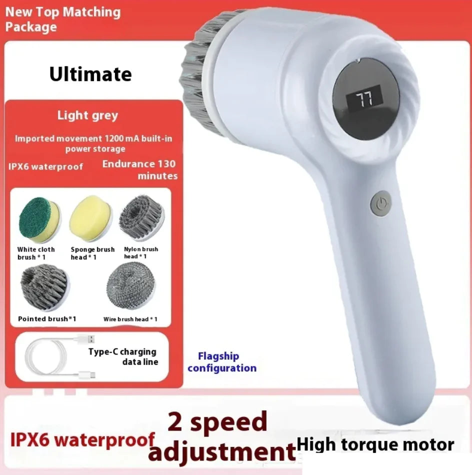 Electric Kitchen Cleaning Brush