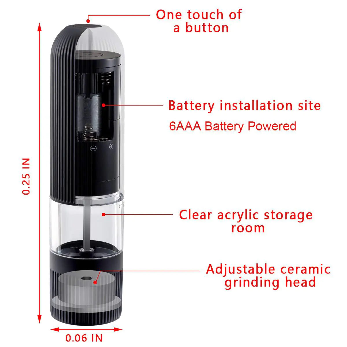 Electric Pepper Grinder Kitchen Tool