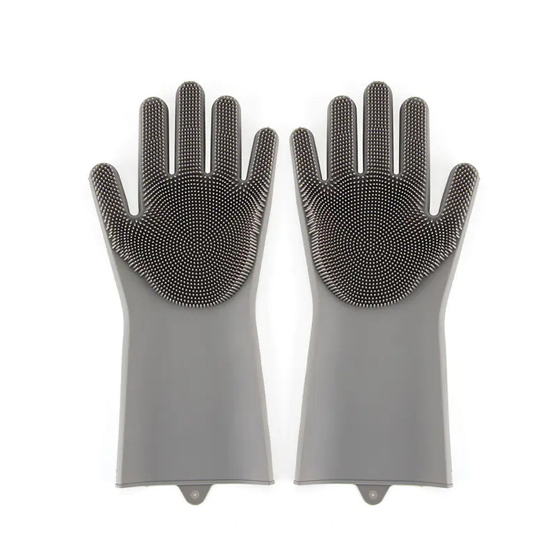 Silicone Dishwashing Gloves for Kitchen Tasks
